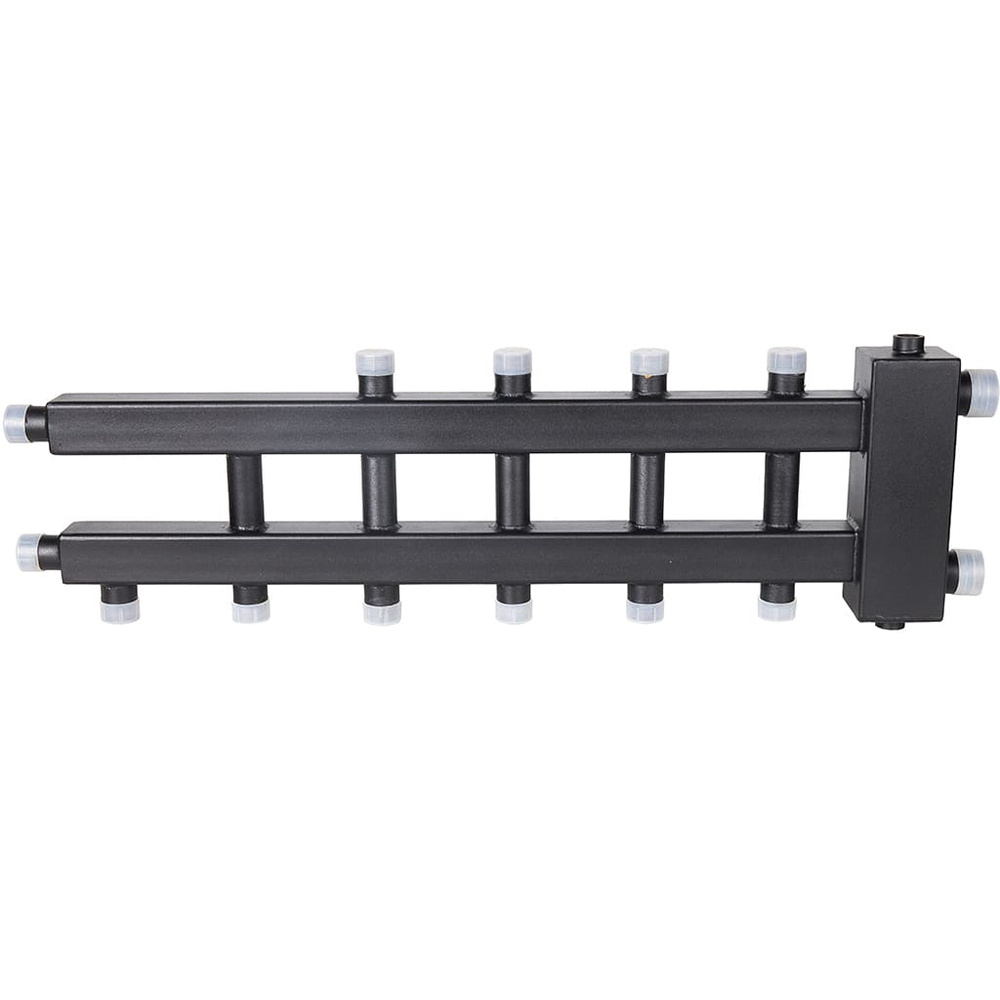 Коллектор с гидравлической стрелкой ROMMER - 1"1/4 НР на 3+2+1 контур 1" НР (до 60 кВт)