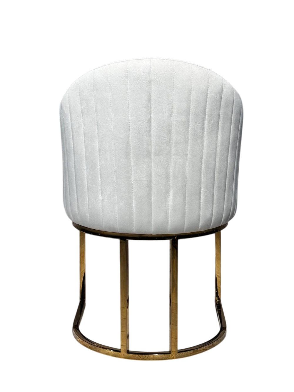 Стул обеденный Ist Casa Пандора Гранд , молочный, глянцевое золото