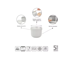 Brabantia - Миска Make &amp; Take светло-серая 500 мл / артикул   204203  / GTIN 8710755204203