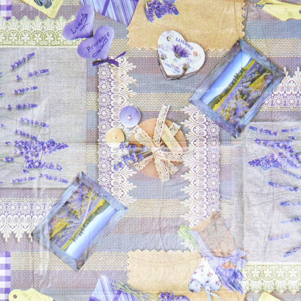 Скатерть 152*152см ПВХ на тканевой основе, BZ-DMT-CF120152