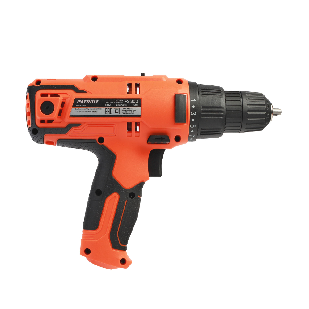 Дрель-шуруповерт электрическая PATRIOT FS 300