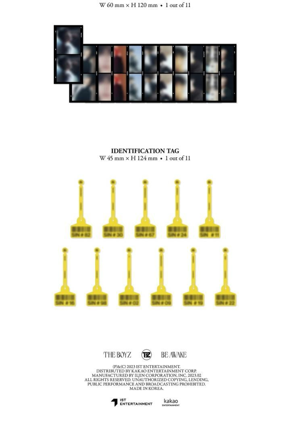 Альбом THE BOYZ - BE AWAKE 8th Mini Album 3 SET Version