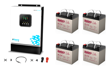 Комплект ИБП Stark Country 6200 INV MAX + АКБ Ventura GPL 12-33 х 4 шт.