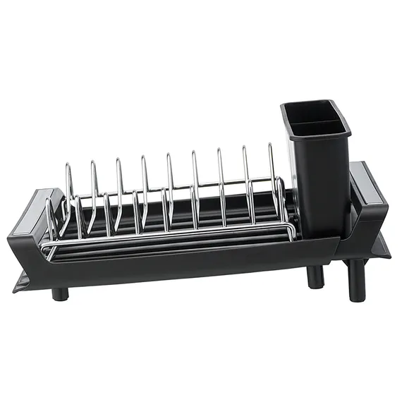 Сушилка для посуды atle раздвижная малая, черная