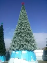 Уличная искусственная елка Альпийская изумрудная 17 м., ствольная, ПВХ, Green Trees (GT17APVCBL)