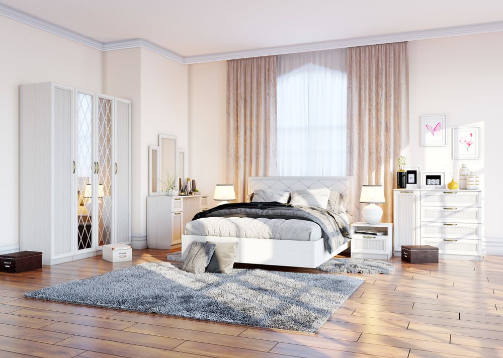 Кровать двухспальная "Александрия" СА-09 с настилом (бодега светлая), МДФ/Кожа, Велес