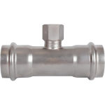 ROMMER Тройник с ВР 42x1/2" из нержавеющей стали прессовой