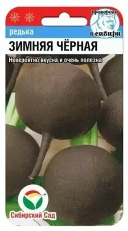 Редька Зимняя черная 1г (Сиб сад)