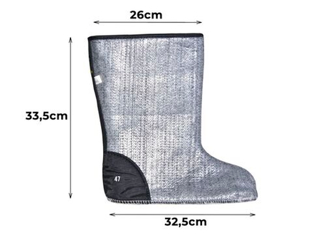 Вкладыши для сапог Norfin PROTECT запас. 3-х слой.12мм р.47