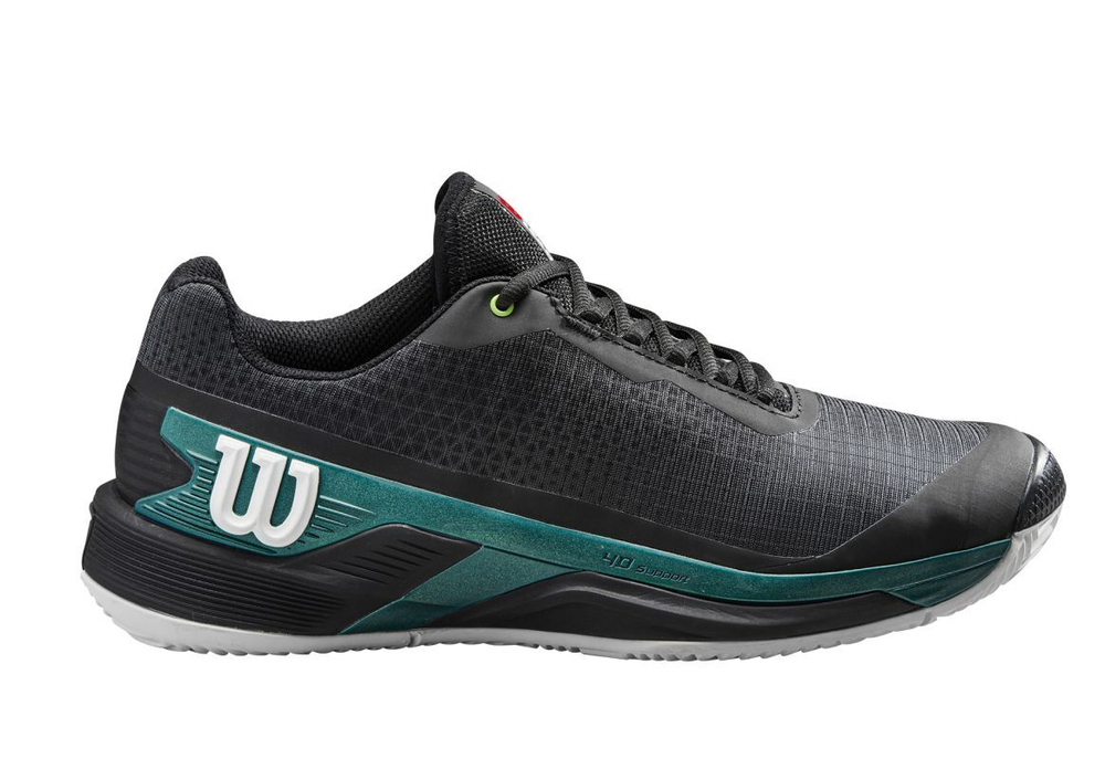 Мужские кроссовки теннисные Wilson Rush Pro 4.0 Blade Clay - черный