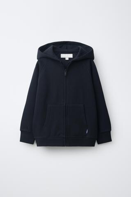 ZARA ХУДИ С МОЛНИЕЙ, МОРСКОЙ СИНИЙ