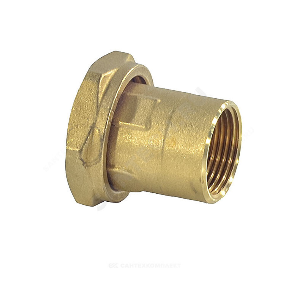 Соединение для подключения насоса латунь 1 1/2"x1" ВР с обратным клапаном R39 Giacomini R39Y001
