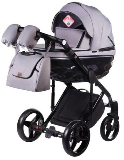 Детская коляска Adamex Chantal 2 в 1 C202 (СВ.СЕР)