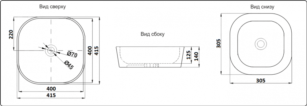 Умывальник CeramaLux 360