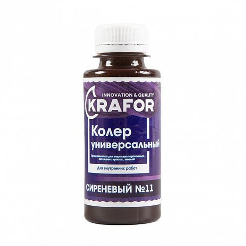 КОЛЕР УНИВЕРСАЛЬНЫЙ №11 СИРЕНЕВЫЙ 100 МЛ (6/108) "KRAFOR"