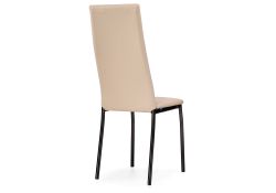 Стул на металлокаркасе Mirilis ваниль / темный мусс