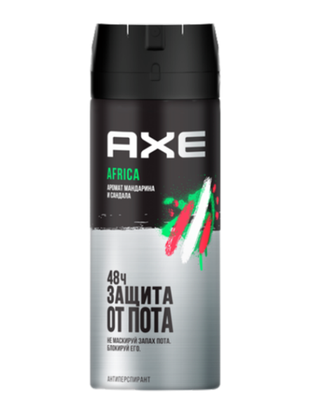 Axe Антиперспирант спрей для тела Africa, 150 мл