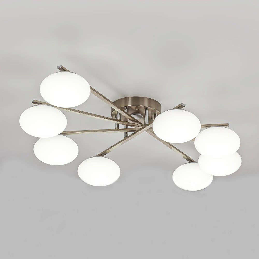 Citilux ATMAN SMART CL226A181 LED RGB Умная люстра Матовый Хром