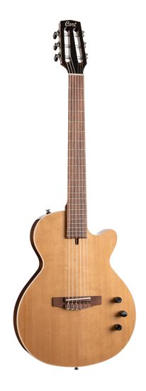 Электрогитара нейлоновые струны, c чехлом, Cort Sunset-NC-II-WBAG-NAT Sunset Series