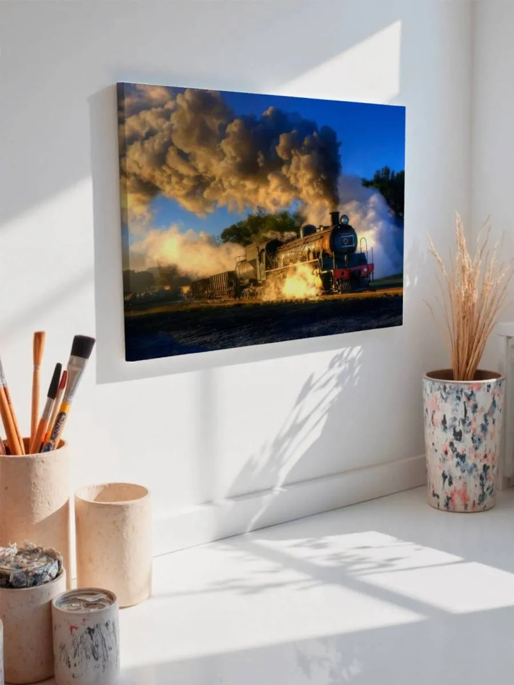 Картина на стену 40 X 50 Паровоз