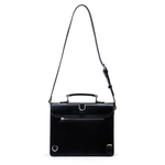 Crying Center Classic Leather Handheld Backpack Laptop Bag Briefcase Regular Unisex Black