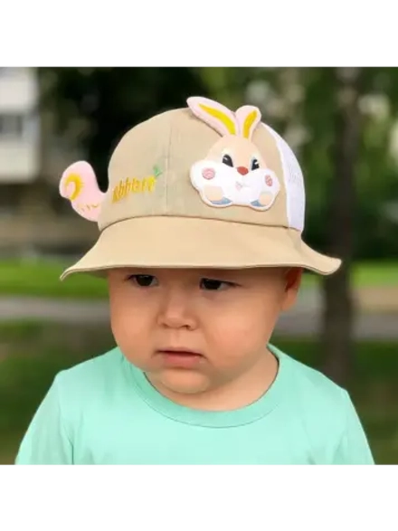Панама летняя для малыша зайчик.