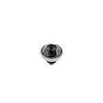 Шарм Qudo Bottone crystal silver 680103 BW/S