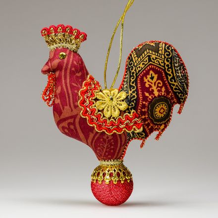 Ёлочная игрушка Петушок