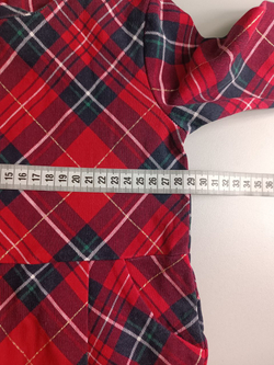 Платье в яркую клетку на 3-4 года