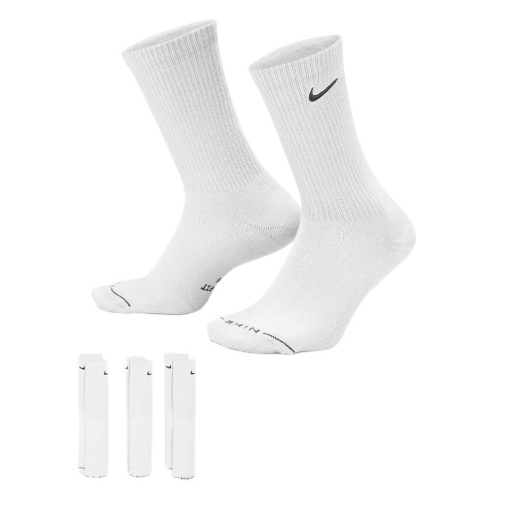 Теннисные носки Nike Everyday Elevated Crew 3P - white