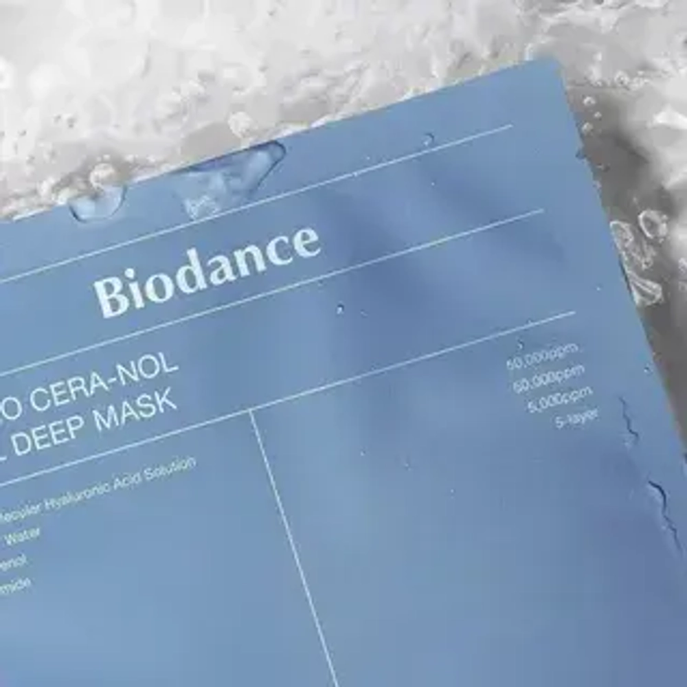 Biodance Ночная гидрогелевая маска с церамидами и пробиотиками против сухости Hydro Cera-Nol Real Deep Mask