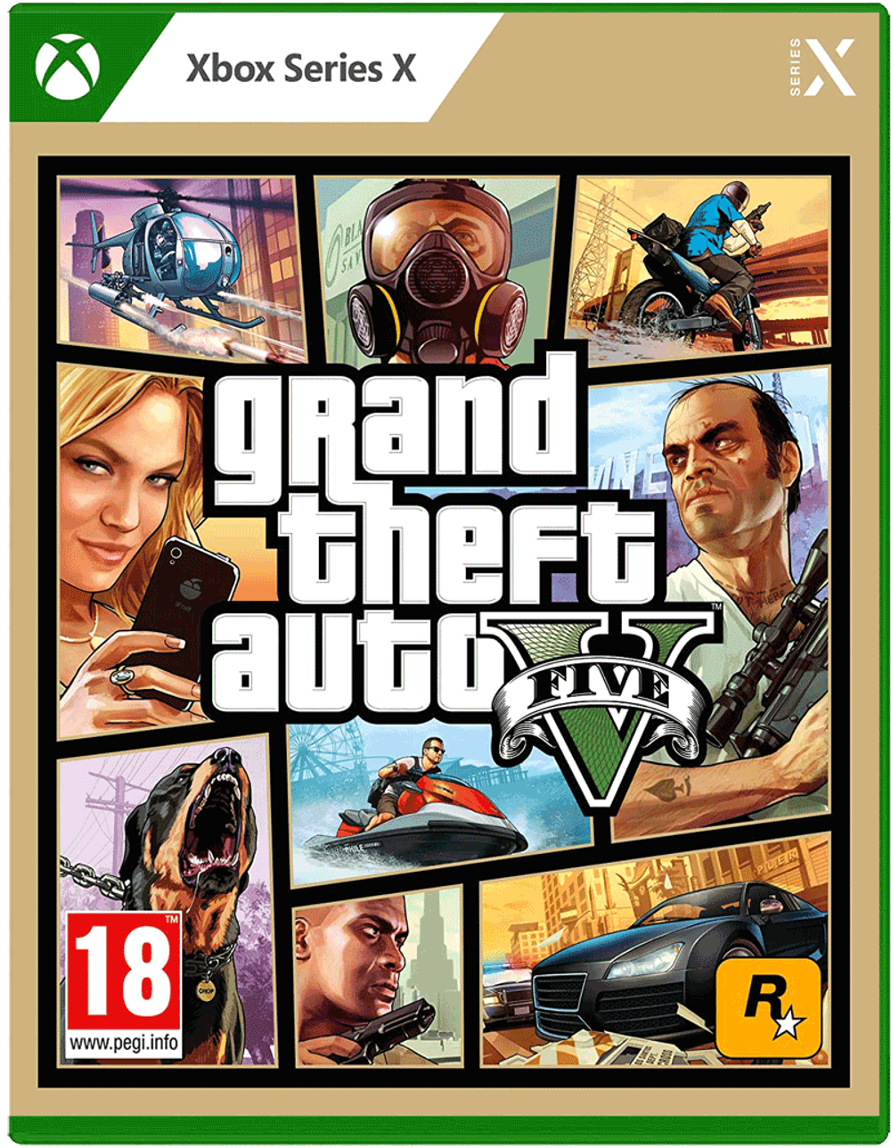 Игра Grand Theft Auto V (GTA) (Русская версия) для Xbox Series X