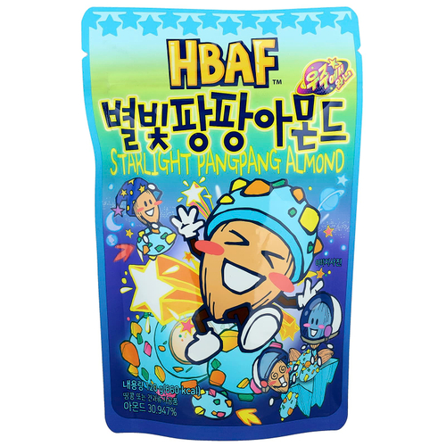 HBAF, Миндаль Starlight Pangpang, 120 г
