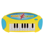 Пианино 22см, желтый, пакет 21-16