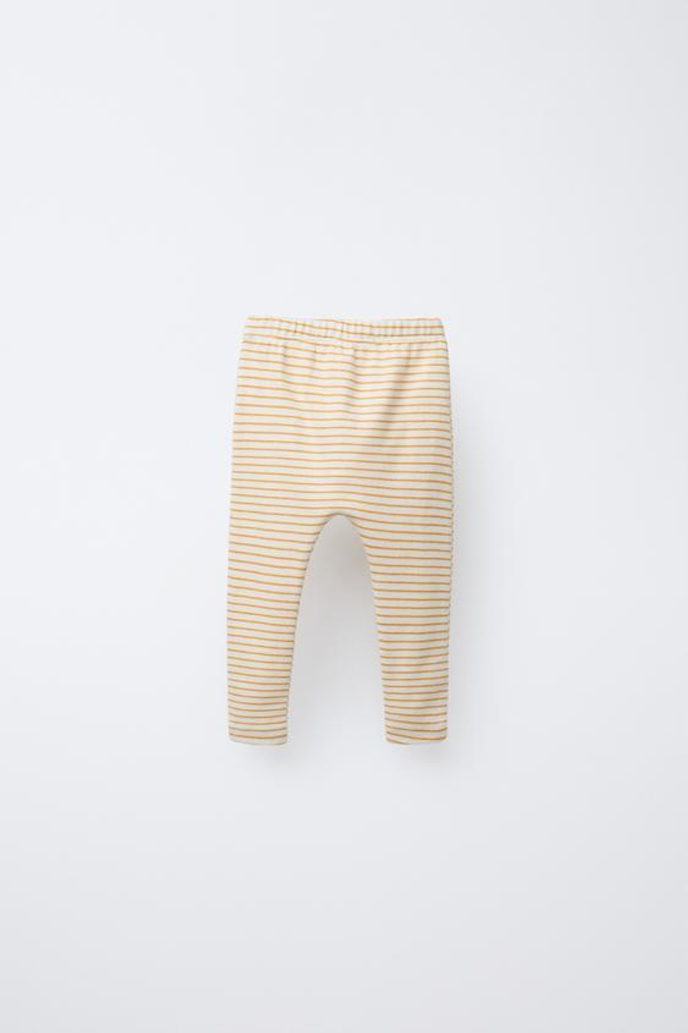 ZARA ЛЕГИНСЫ В ПОЛОСКУ, ОХРА