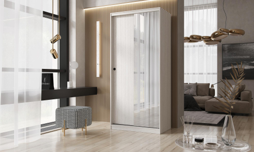 Шкаф-купе Альянс 1,0 м, Сандал светлый