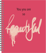 Тетрадь общая 96 листов на металлическом гребне "Barbie style lettering"