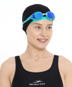 Шапочка для плавания Duplo Black/Aquamarine, полиамид