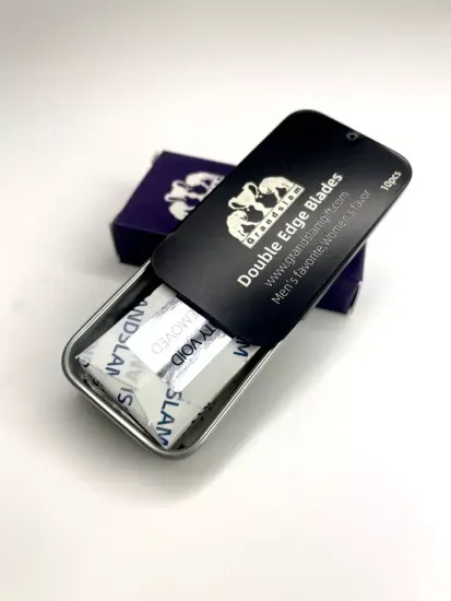 Набор сменных лезвий Grandslam в металлическом кейсе 10шт