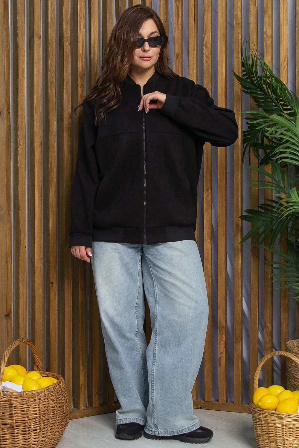 Бомбер Моя судьба (черный) Б13293-13М LT Collection