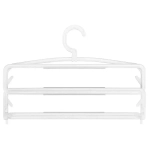 Вешалка антискользящая Daily многоуровневая, с поворотным крючком, складная для брюк/юбок,