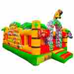 Коммерческий надувной батут «Сафари-экскурсия 2», с горкой 5*4*2,8 м