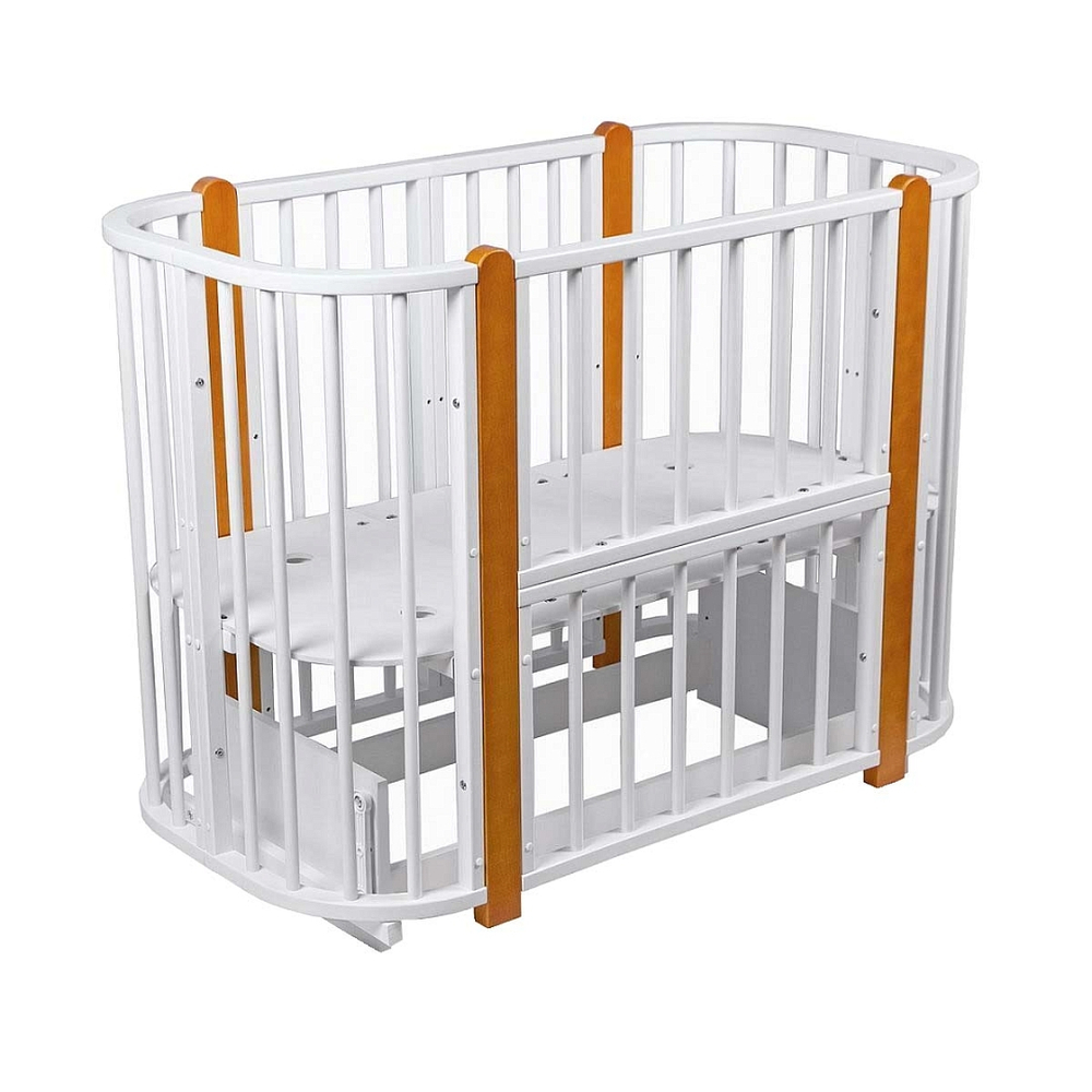 PITUSO Кровать детская + маятник 5/1 Asti Белый-Бук