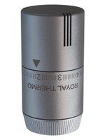Термоголовка жидкостная Royal THERMO Design М30х1,5 серебро (RATHDN13015SS)