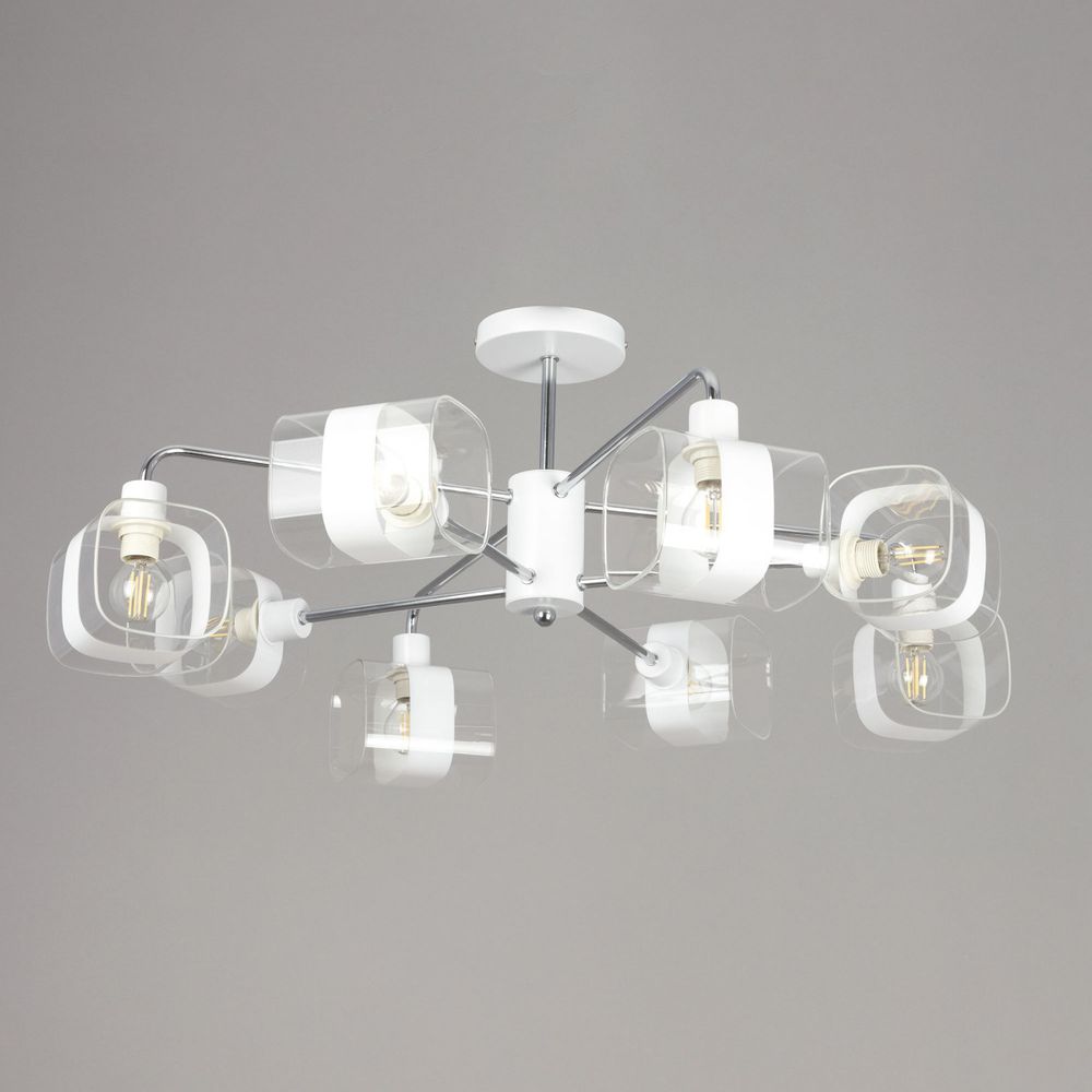 Citilux Бертон CL140180 Люстра потолочная Белая