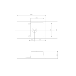 Кухонная Мойка Верона Одинарная с Крылом Терракотовая  NEW