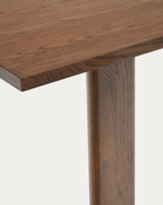 Arlen Раздвижной стол из массива дуба и шпона с отделкой ореха 200(250) 95 см