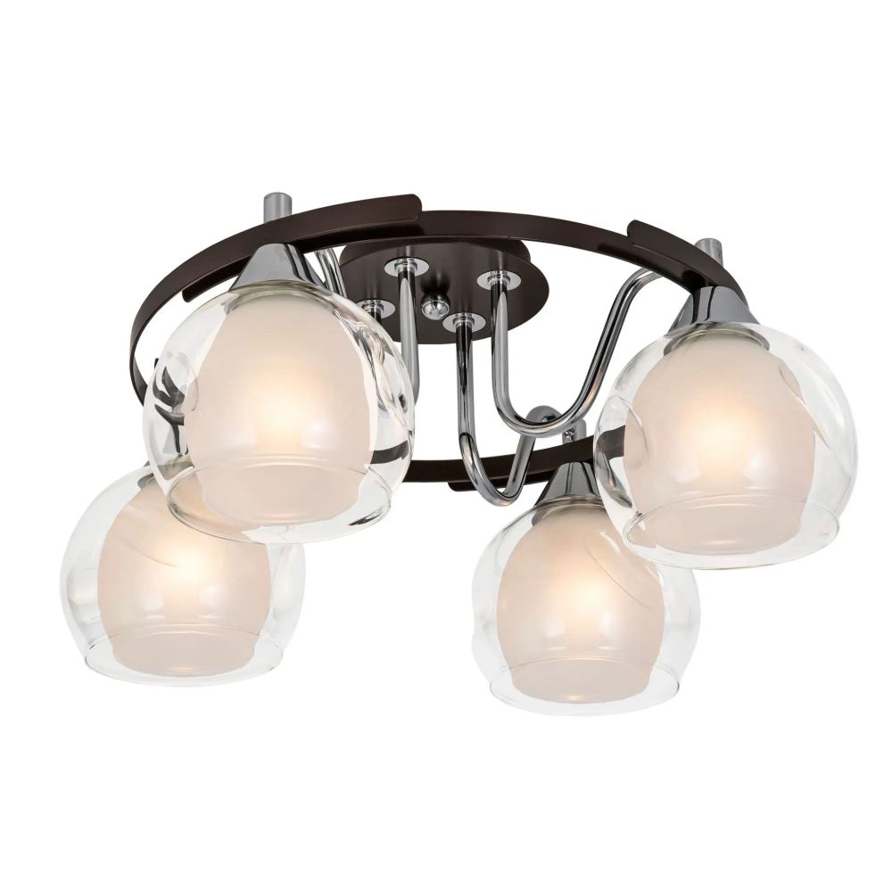 Citilux Остин CL115145 Люстра потолочная Венге Хром