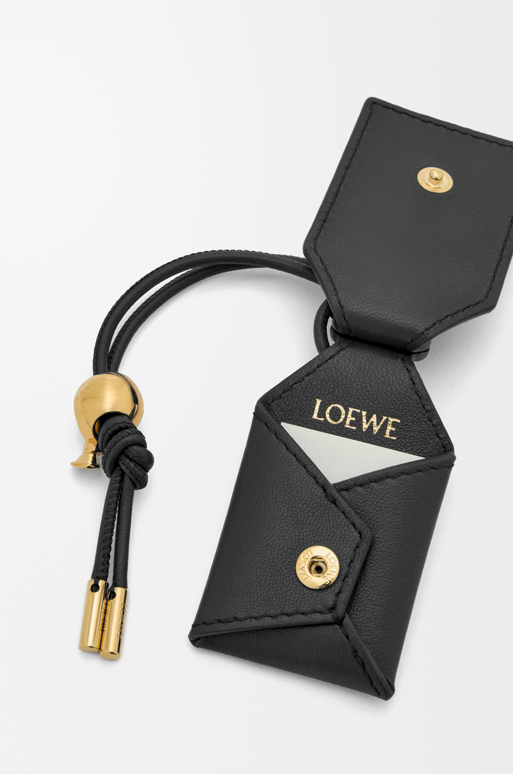Loewe Сумка-мини Puzzle Featherlight из овечьей кожи наппа, черный