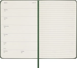 Еженедельник на 2025 год Moleskine Classic (DHK1512WN2) 9х14см твердая обложка зеленый